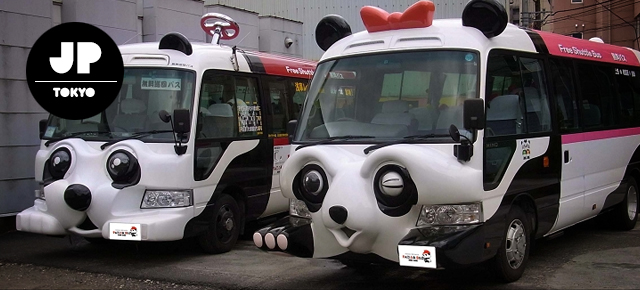 Japanese Panda Buses